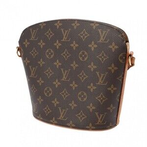 Louis Vuitton Bag Drouot Shoulder Brown Monogram Canvas